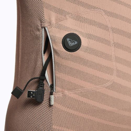 Dámská termoakční mikina ROXY Base Layer Top Warmlink gray violet