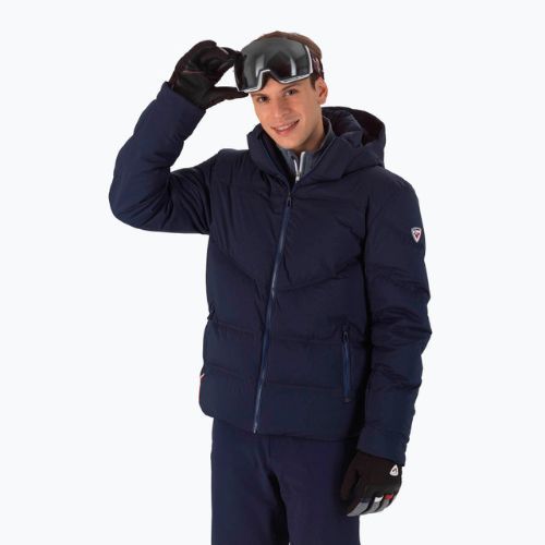Pánská lyžařská bunda Rossignol Signature Merino Down navy