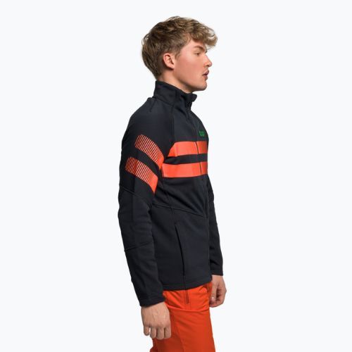 Pánská lyžařská mikina Rossignol Hero Clim black/red