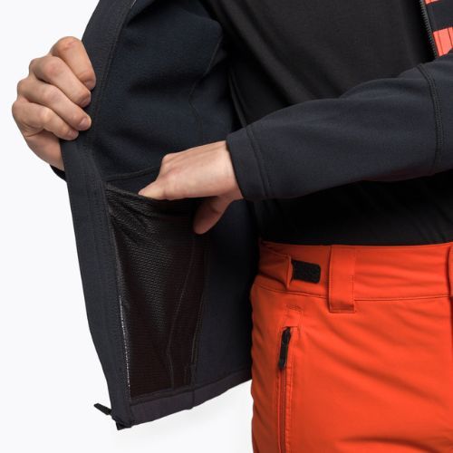 Pánská lyžařská mikina Rossignol Hero Clim black/red