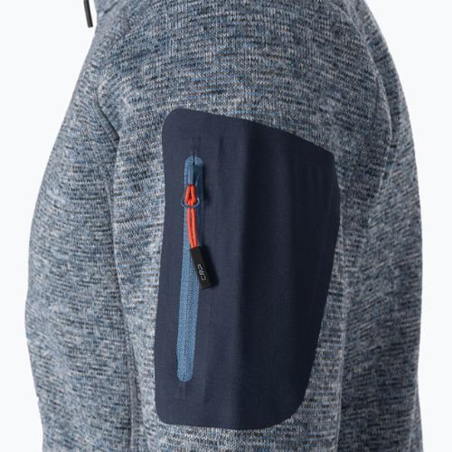 Pánská modrá fleecová mikina CMP 3H60747N/05MM