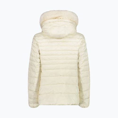 Dámská péřová bunda CMP Fix Hood beige 32K3076F