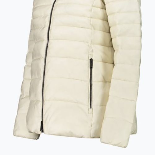 Dámská péřová bunda CMP Fix Hood beige 32K3076F