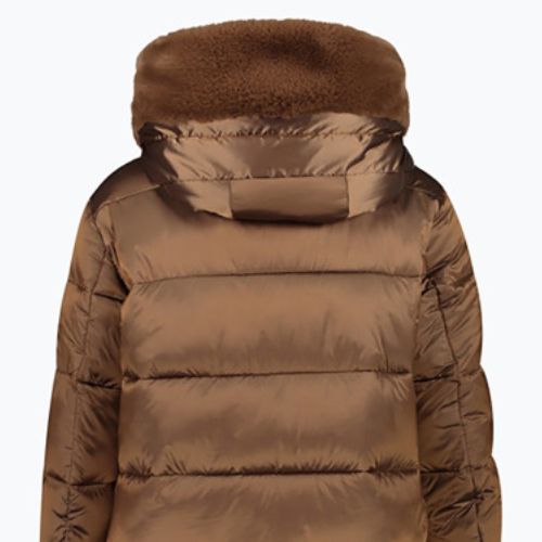 Dámská péřová bunda CMP Coat Fix Hood brown 32K3086F