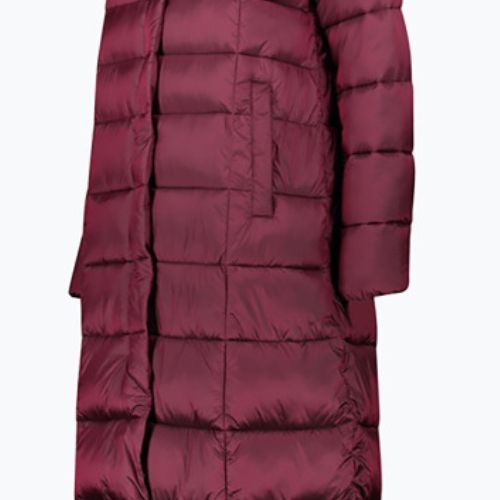 Dámský kabát CMP Fix Hood Down Jacket Maroon 32K3136