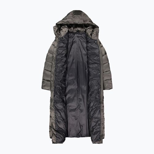 Dámská péřová bunda CMP Coat Fix Hood šedá 32K3136