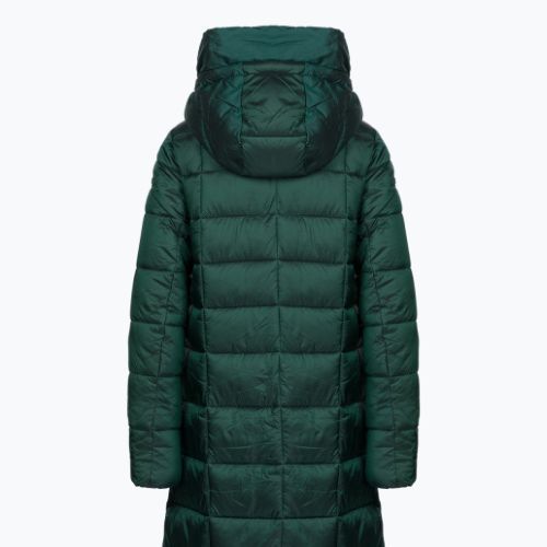 Péřová bunda dámská CMP Coat Fix Hood zelená 32K3137