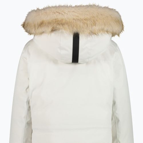 Dámská bunda do deště CMP Parka se zipem a kapucí White 32K3206F