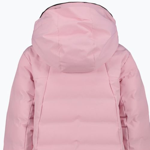 Dámská péřová bunda CMP Fix Hood růžová 32W0266