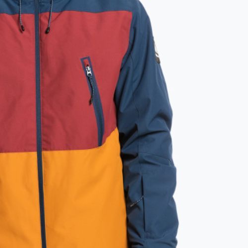 Quiksilver Sycamore pánská snowboardová bunda námořnická modrá a červená EQYTJ03335