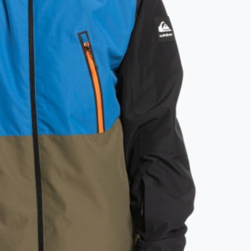 Quiksilver Sycamore pánská snowboardová bunda černo-modrá EQYTJ03335