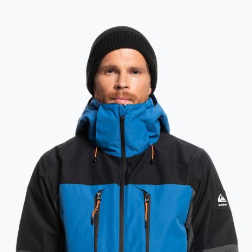 Quiksilver Mission Plus pánská snowboardová bunda černo-modrá EQYTJ03371