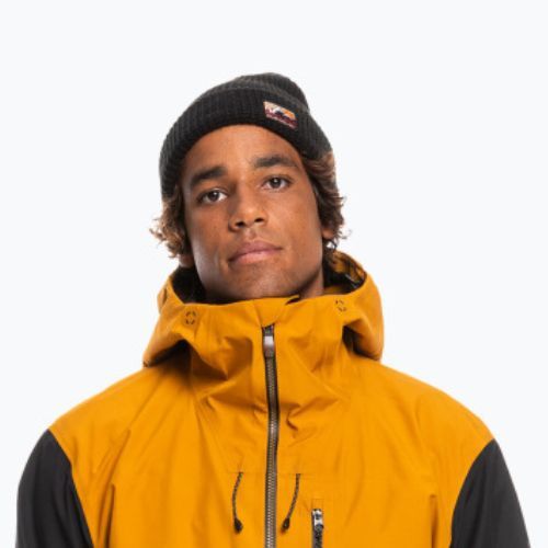 Quiksilver pánská snowboardová bunda Hlpro S Carlson 3l Gore-Tex yellow/black EQYTJ03383