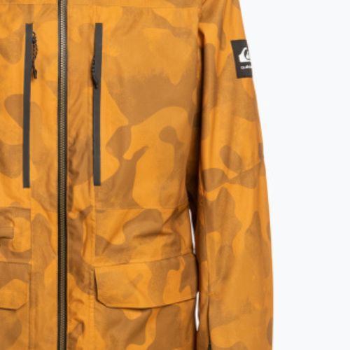 Quiksilver pánská snowboardová bunda S Carlson Stretch Quest oranžová EQYTJ03391