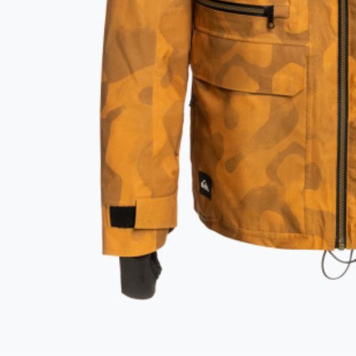 Quiksilver pánská snowboardová bunda S Carlson Stretch Quest oranžová EQYTJ03391