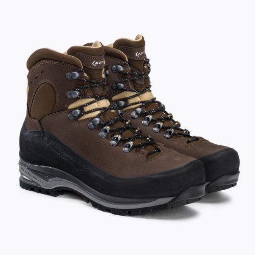 AKU pánské trekové boty Superalp Nbk Ltr brown 592.1-050