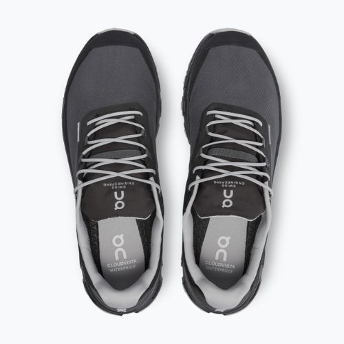 Pánská běžecká obuv ON Cloudvista Waterproof black 7498571