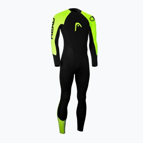 Pánský triatlonový neopren HEAD Ow Explorer FS 3.2.2 black/lime