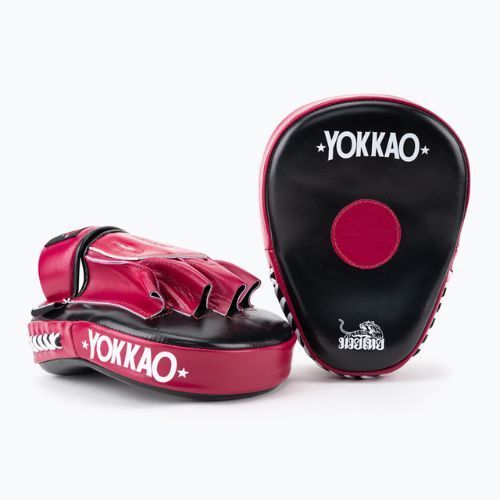 YOKKAO Focus Mitts Otevřené tréninkové kotouče černo-červené FYML-18
