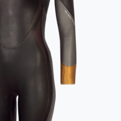 Dámský triatlonový neopren ZONE3 Thermal Aspire black/grey/gold/red