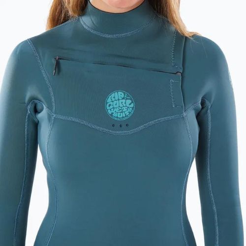 Dámský neopren   Rip Curl Dawn Patrol 4/3 mm GB C/Zip green