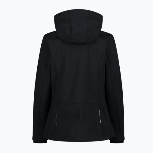 Dámská softshellová bunda CMP Zip Hood černá 39A5006