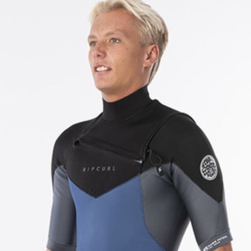 Pánský neopren   Rip Curl Dawn Patrol Perf 2/2 mm C/Zip blue/grey