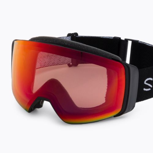 Lyžařské brýle Smith 4D Mag S2-S3 black/red M00732