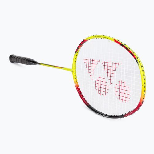 Badmintonová raketa YONEX Astrox 0.7 DG žlutočerná BAT0.7DG2YB4UG5