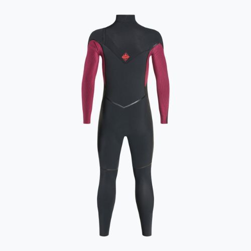 Pánský neopren   O'Neill Hyperfreak Fire 4/3+ Chest Zip Full black/dark red