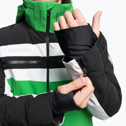 Pánská lyžařská bunda Descente Carter 19 zelená DWMUGK23