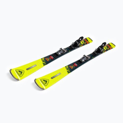 Sjezdové lyže Rossignol React RTX + Xpress 10 GW yellow/black