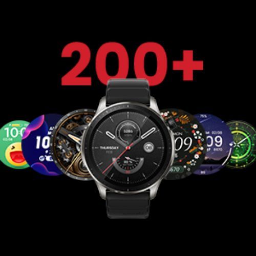 Hodinky Amazfit GTR 4 Superspeed + stupnice černá/stříbrná W2166EU1N