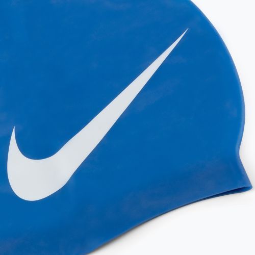 Modrá plavecká čepice Nike Big Swoosh NESS8163-494