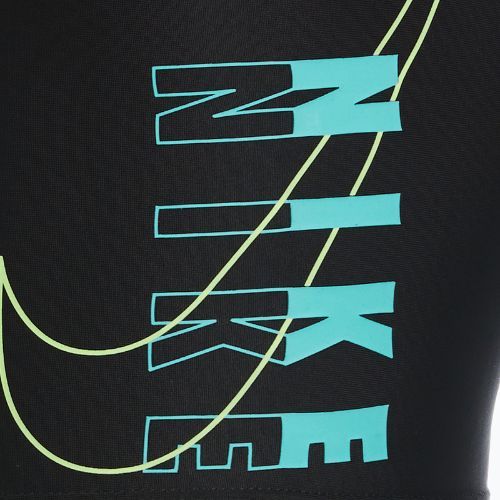 Pánské plavecké boxerky Nike Reflect Logo Square Leg černé NESSC583