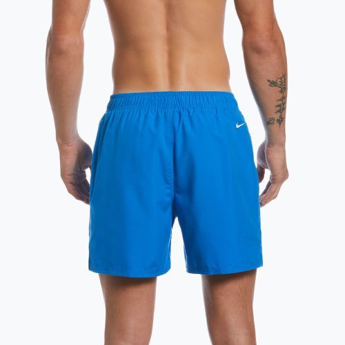 Pánské plavecké šortky Nike Swoosh Break 5" Volley modré NESSC601-458