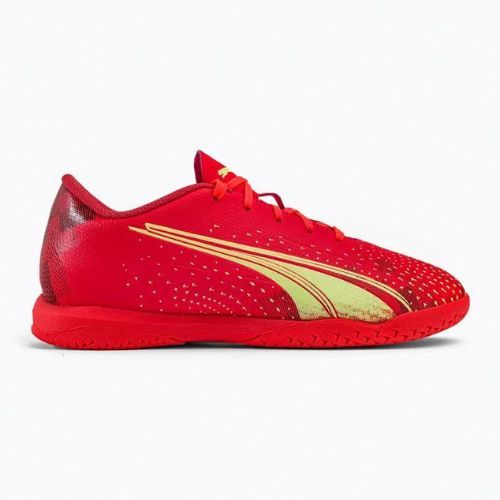 Dětské kopačky PUMA Ultra Play IT Jr oranžové 106927 03