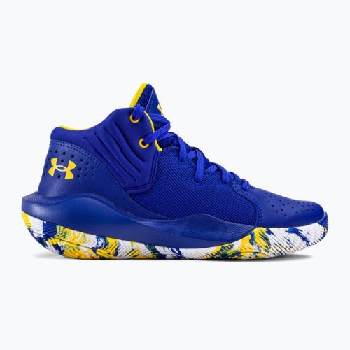 Pánské basketbalové boty Under Armour GS Jet '21 400 modrý-bílý 3024794-400