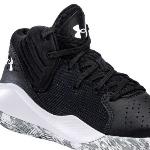 Dětske basketbalové boty Under Armour GS Jet '21 001 černo-bílý UAR-3024794001-001-4.5