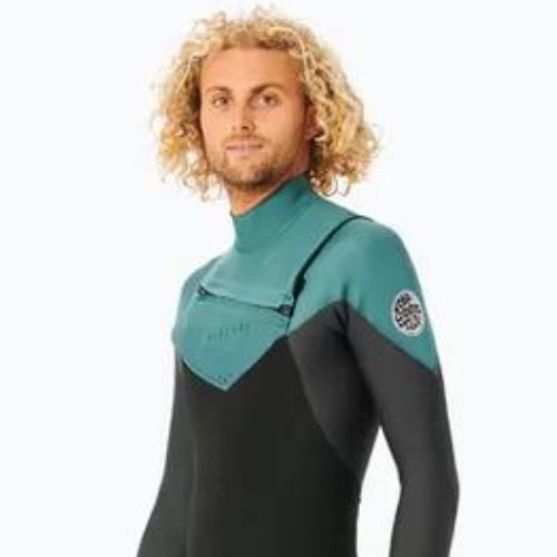 Pánský neopren Rip Curl Dawn Patrol Perf C/Zip 4/3 mm GB muted green