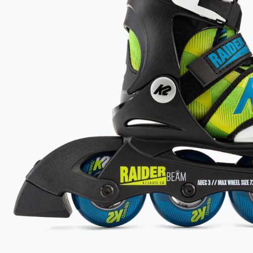 Dětské brusle K2 Raider Beam zeleno-modrýe 30H0410/11