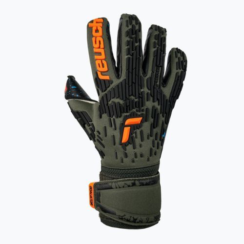 Brankářské rukavice Reusch Attrakt Freegel Fusion Goaliator zelené 5370095-5555