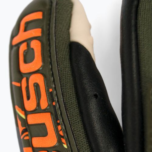 Brankářské rukavice Reusch Attrakt Speedbump Ortho-Tec zelené 5370078-5556