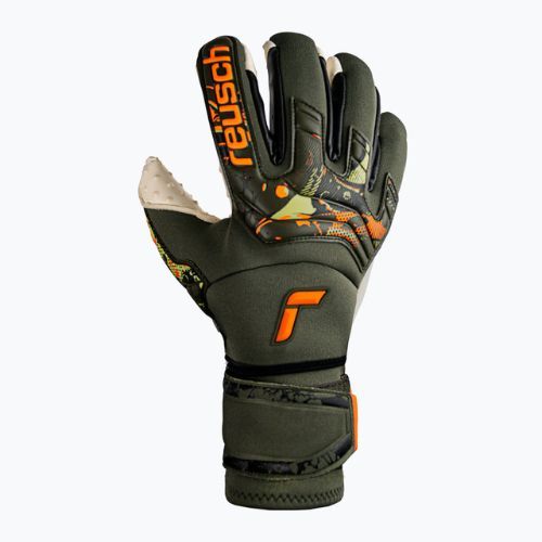 Brankářské rukavice Reusch Attrakt Speedbump Ortho-Tec zelené 5370078-5556