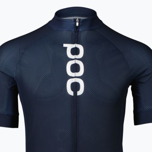 Pánský cyklistický dres POC Essential Road Logo turmaline navy