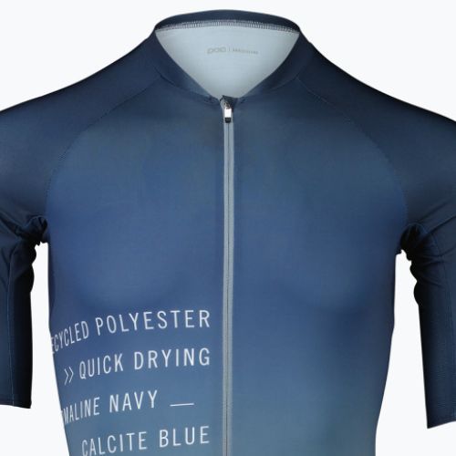 Pánský cyklistický dres POC Pristine Print gradient turmaline navy