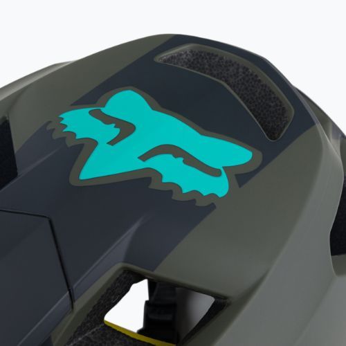 Cyklistická helma Fox Racing Proframe Blocked zelená 29398_099