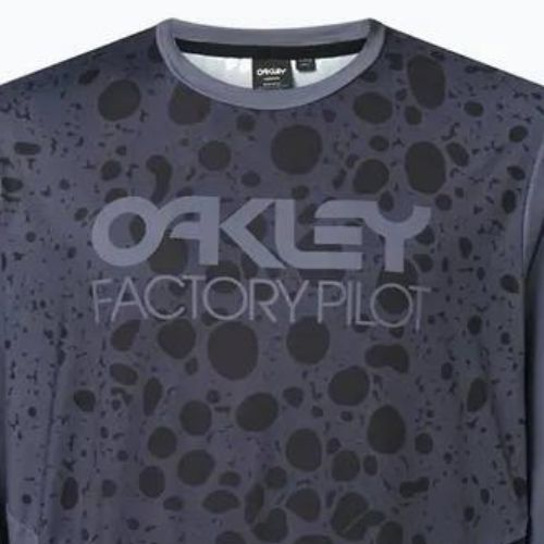 Pánský cyklistický dres Oakley Maven Rc LS šedo-černá FOA404403