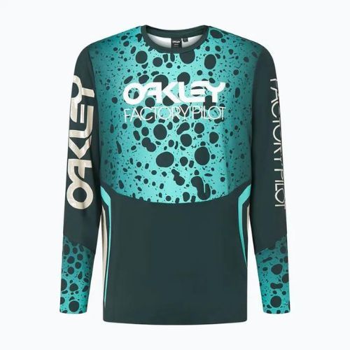 Pánský cyklistický dres Oakley Maven Rc LS zelená FOA404403