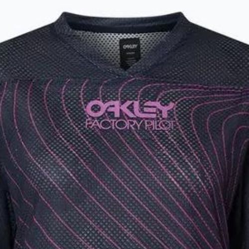 Dámský cyklistický dres Oakley Wmns Factory Pilot Rc SS černo-fialová FOA500384